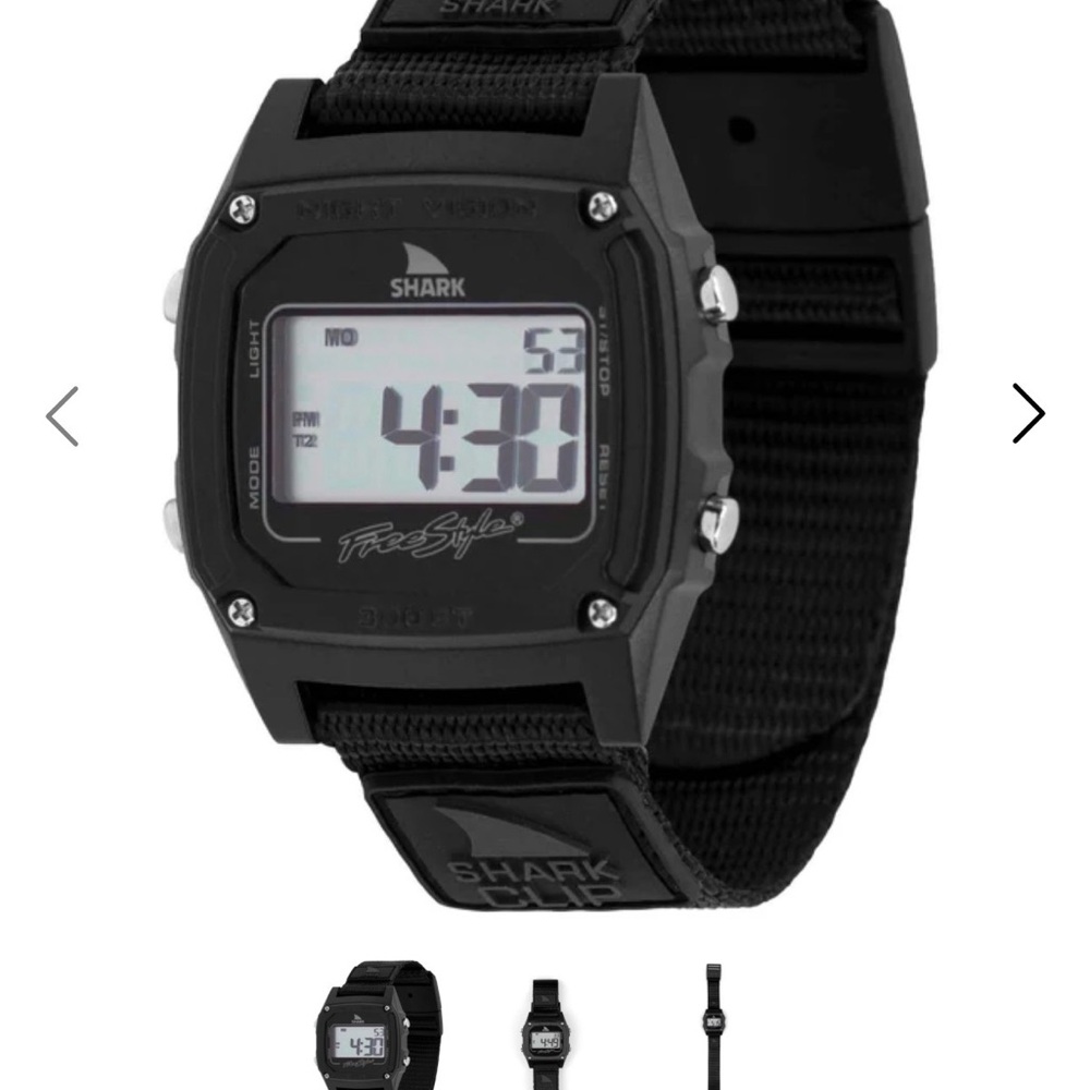 Freestyle Shark Clip Black and watch